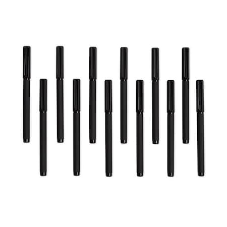 Paperperfect 0.7 mm Fine Catalina Porous Point Stick Pen, Black, 12PK PA3761221